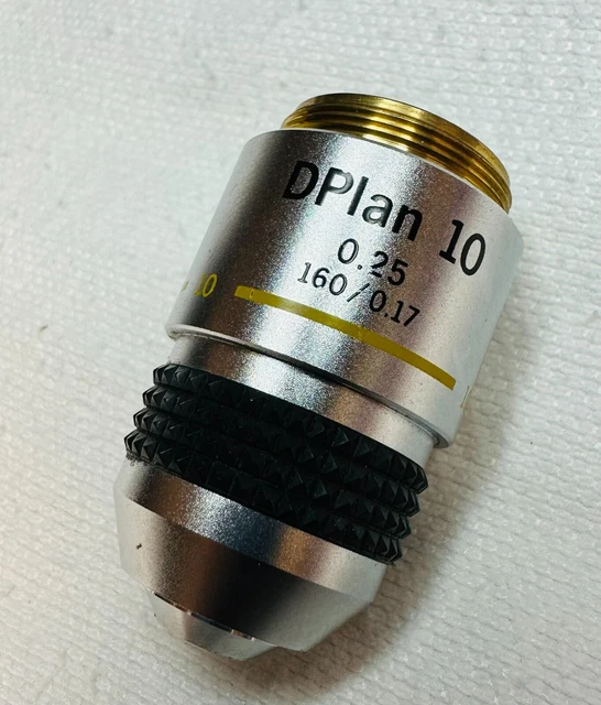 OLYMPUS DPlan 10 0.25 160/0.17 Microscope Objective