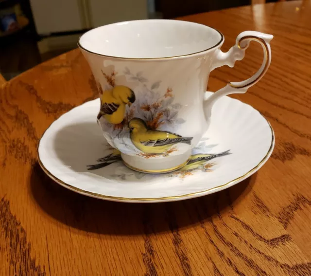 Vintage Royal Dover  Bone China Teacup & Saucer  Made In England