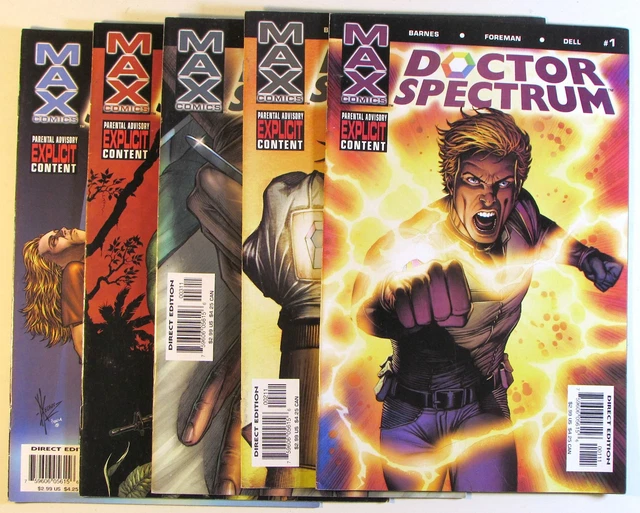 Doctor Spectrum Lot of 5 #1,2,3,4,5 Marvel Comics (2004) 1st Print Comic Books