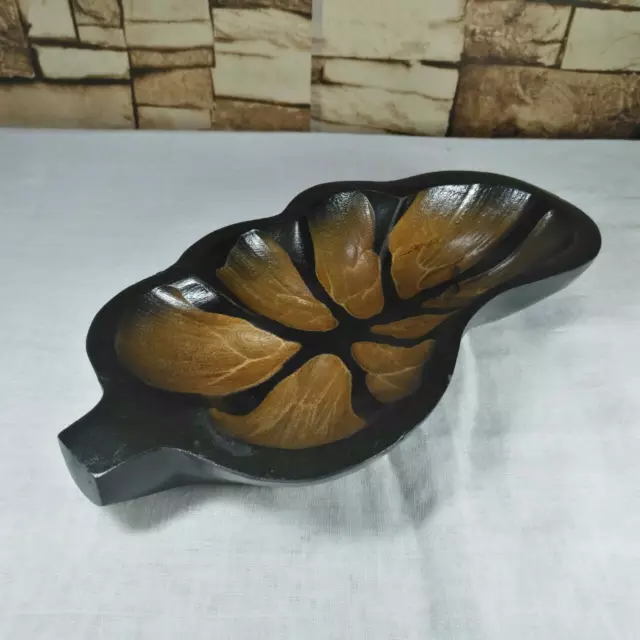 Wooden Bowl Bean Shaped Tracery Mango Wood Dinnerware Serving Bowl So Cute