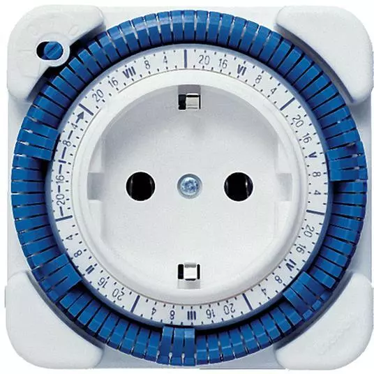 Theben timer 27 Zeitschaltuhr, analog, Wochenprogramm (0270930)