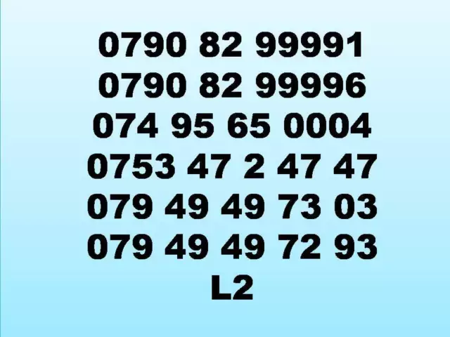 Premium EE GOLD VIP BUSINESS EASY MOBILE NUMBER SIM CARD O2 VODAFONE good NICE