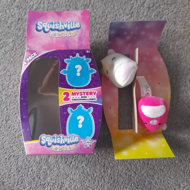 Squishville Mystery Mini Plush Toy. 2 x fantasy squad mini squishmallows