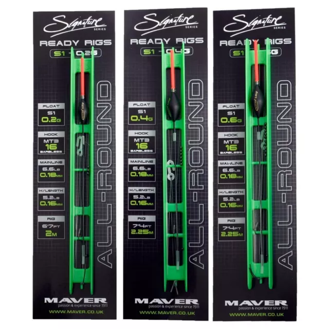 Maver Signature Ready Pole Rigs | S1, S3, S5 or S7