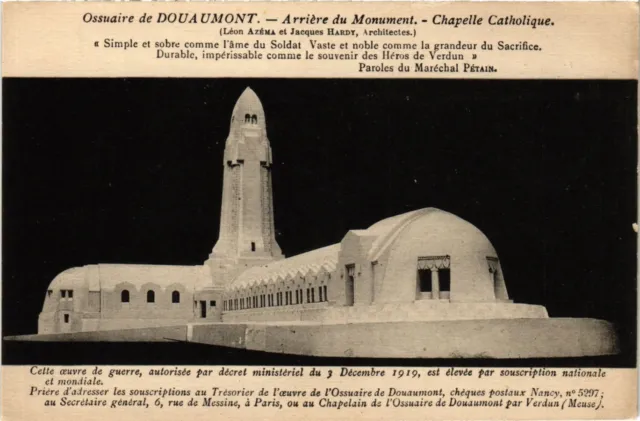 CPA AK Military - Ossuary of Douaumont - Arriere du Monument (695606)