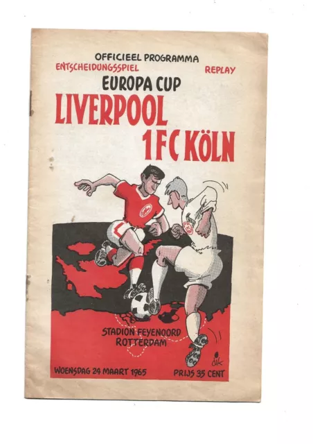 liverpool fc football programmes