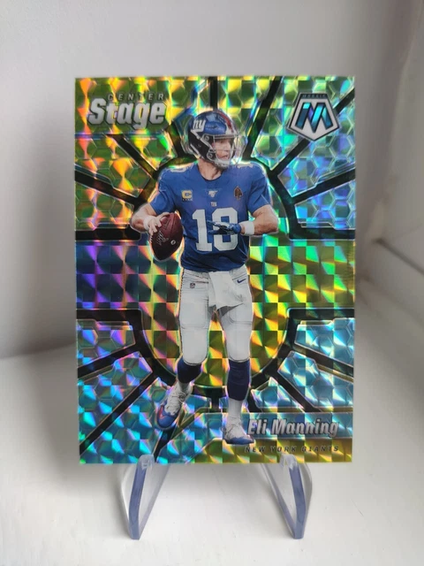 Eli Manning Center Stage Insert NFL 2020 Panini Mosaic New York Giants