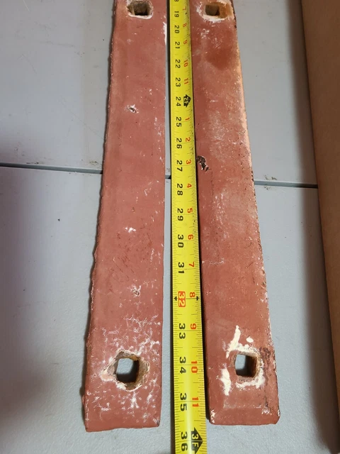 Antique Vintage Metal Barn Farm Strap Hinges 35 1/2 In. Long 2 in.wide 2