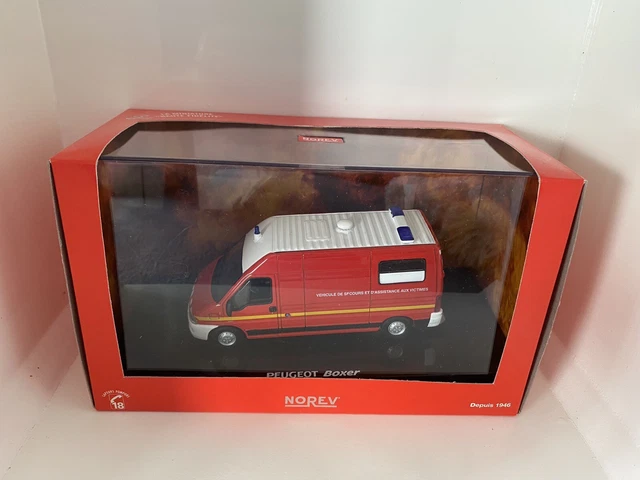 Norev 1/43 - Fiat Ducato VSAV Pompiers 2010 - Occasion Sans Boîte