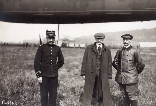 France Lamotte Breuil Aviation Dirigible Clement Bayard Pilot Old Photo 1911