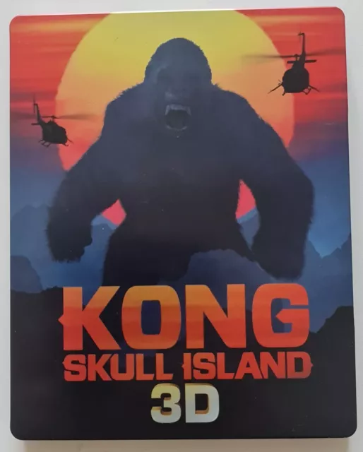 Kong Skull Island. Steelbook 3D / Bluray. Comme neuf.