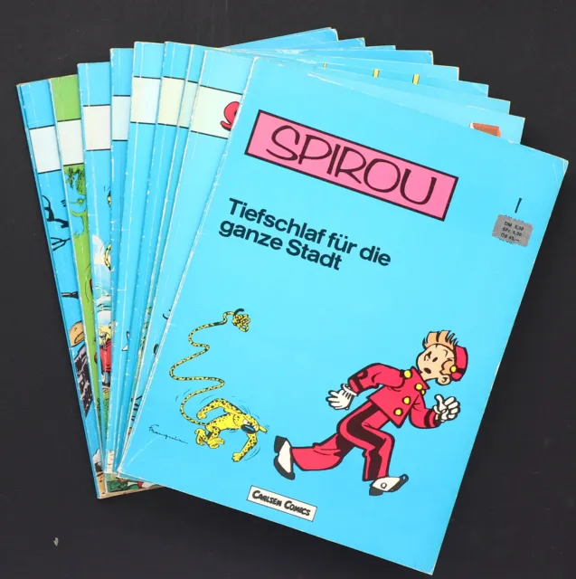 SPIROU und FANTASIO Sammlung Konvolut 1-11 Semic Press SC Comic Alben Franquin