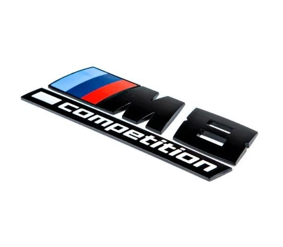 BMW EMBLEM M8 Competition ORIGINAL Schriftzug Zeichen Logo Heckklappe ...