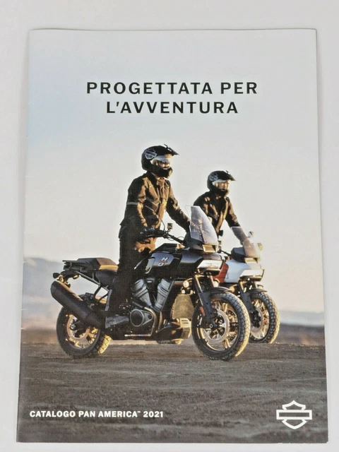 Prl) Harley Davidson Pan America 1250 Gamma 2021 Moto Brochure Catalogo Depliant