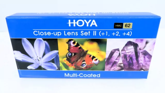 HOYA HMC 62 Close up Set II +1/+2/+4  Macro Nahlinsen Makrolinsen NEU #3 L