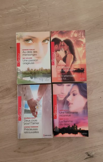 Lot de 10 livres Harlequin (19 romans) série Passions 3