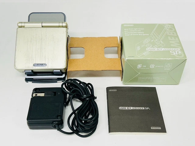 GAME BOY ADVANCE SP Limited Starlight Gold mit Box aus Japan EUR 171,59 ...