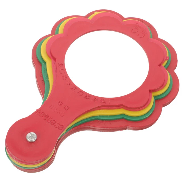 PLASTIC FRUIT MEASUREMENT Ruler Diameter Measuring Tool for Fruits ...