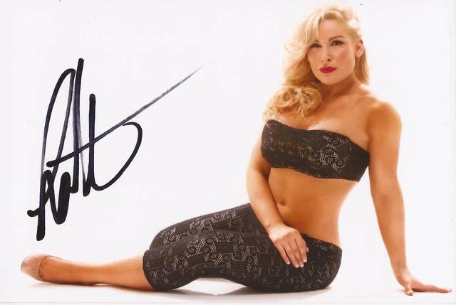 WWE WRESTLING: NATALYA SIGNED 6x4 SEXY PORTRAIT PHOTO+COA £9.99 - PicClick  UK