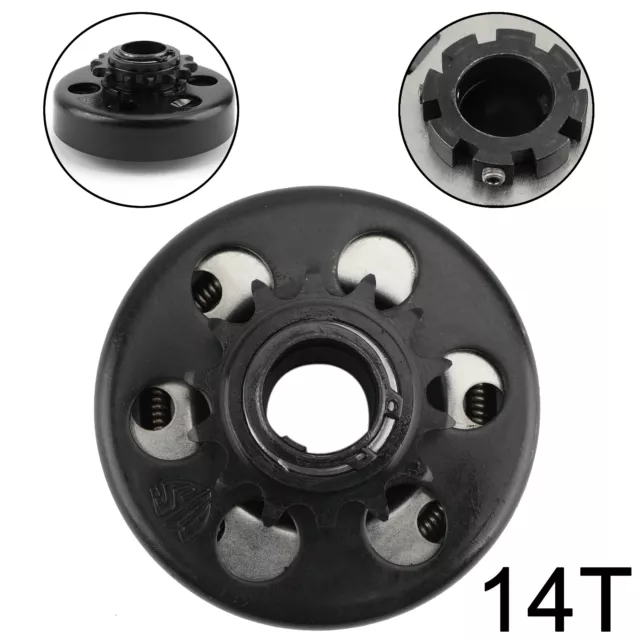 13HP Go Kart Embrayage Centrifuge 1inch Bore 14T 14 Tooth Pour 40 41 420 Chain S