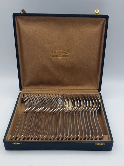 Christofle modèle Japonais 12 cuillères thé/café/dessert 14,2 cm, métal argenté | Métal argenté