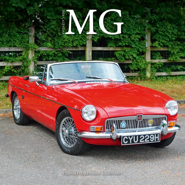 MG CALENDAR 2024 Car Classic Cars Calendar 15 OFF MULTI ORDERS! £10.99