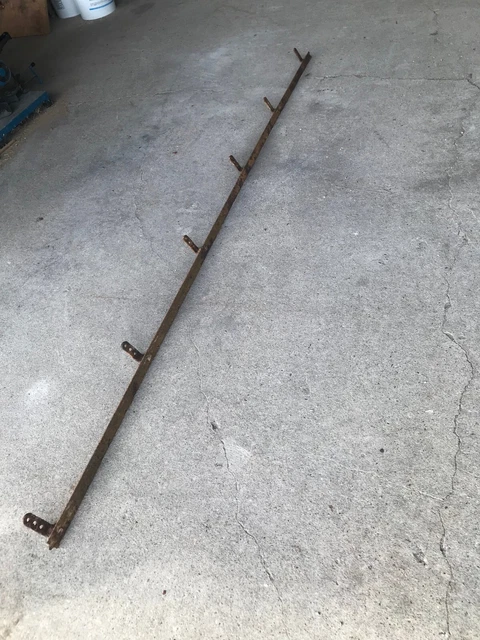 antique extra rustic barn door roller track  [ 8' pc ] 2