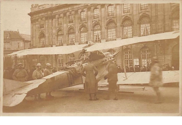 54 . n° 53814.NANCY. Avion. militaire. Carte photo