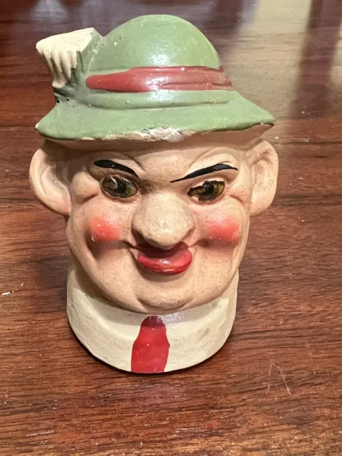 Weird Vintage Odd Ceramic Head Bust Face