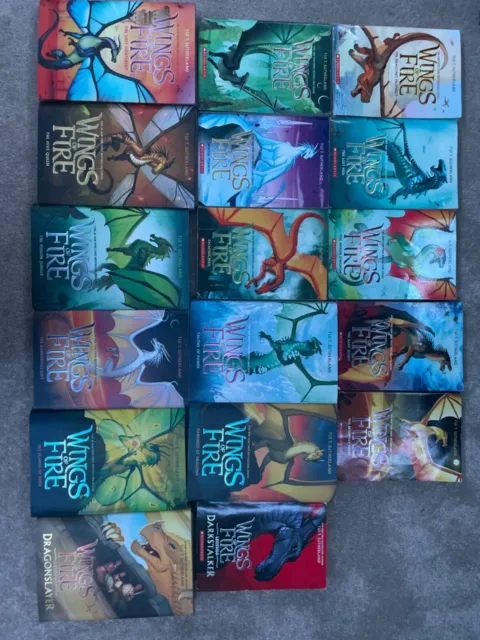wings of fire book set paper back and hardcover 1-15 with legends stories