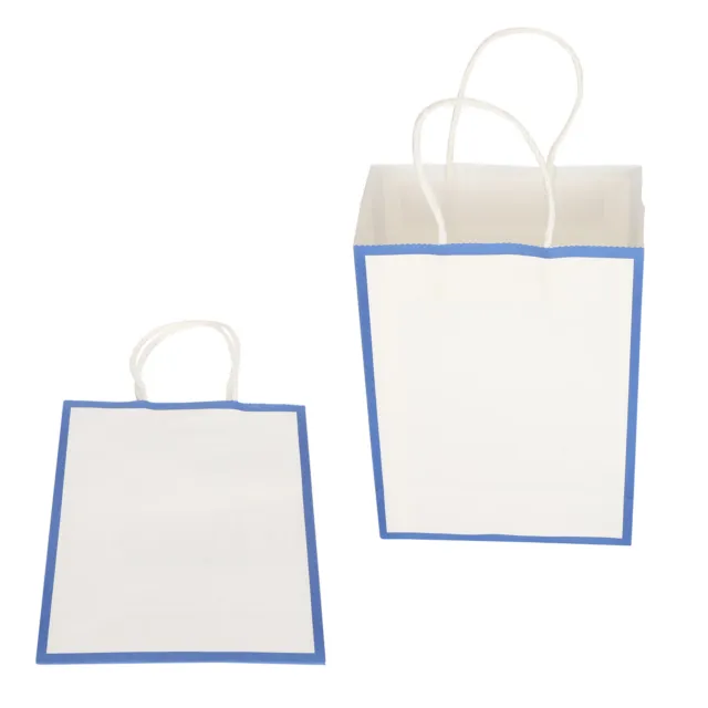 10pcs Shopping Verpackung Papiertüte Tragbare Kraft Papier Geschenkbeutel W TOS