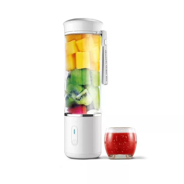 Portable Glass Bottle USB Electric Rechargeable Fruit Juicer Smoothie Blender 3