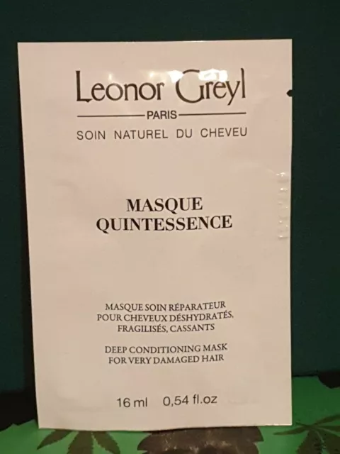 LEONOR GREYL PARIS MASQUE QUINTESSENCE conditioning mask very damaged hair 16ML