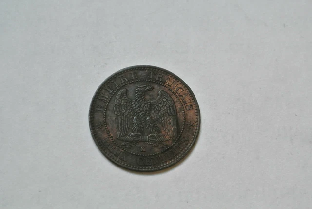 2 Centimes Napoleon Iii Lauree 1861 K Spl