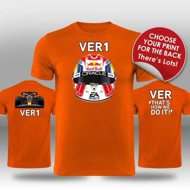 Red Bull Racing T-Shirt Verstappen Pérez Logo White 701202353-003 - men