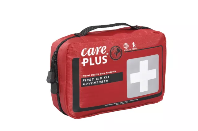 Care Plus Erste Hilfe Set Abenteurer mit sterilen Nadeln + ideal für Reisen