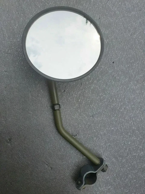 HARLEY WL WLA WLC Flathead Complete Rear View Mirror Green Military ...