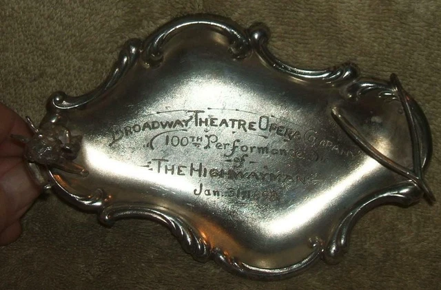 1898 SP Broadway Theatre Opera Co Reginald De Koven The Highwayman Commemorative