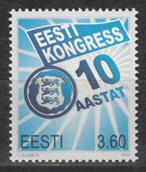 Estland / Eesti Nr. 367** 10.Jahrestag der Gründung des Estnischen Kongresses