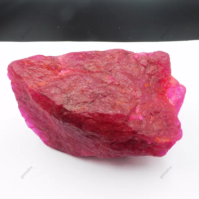 Genuine 6325.00 Ct Natural Beautiful Red Ruby Rough CERTIFIED Loose Gemstones