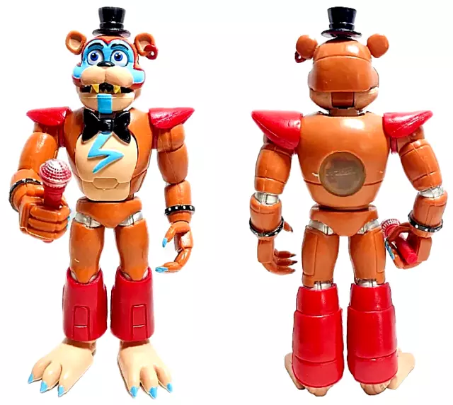 GLAMROCK FREDDY FAZBEAR figure 8" FNAF Five Nights at Freddy's SECURITY