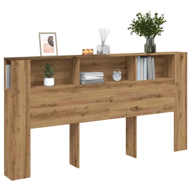 Tête De Lit Armoire De Tête De Lit - Chêne Sonoma 180x19x103,5 Cm
