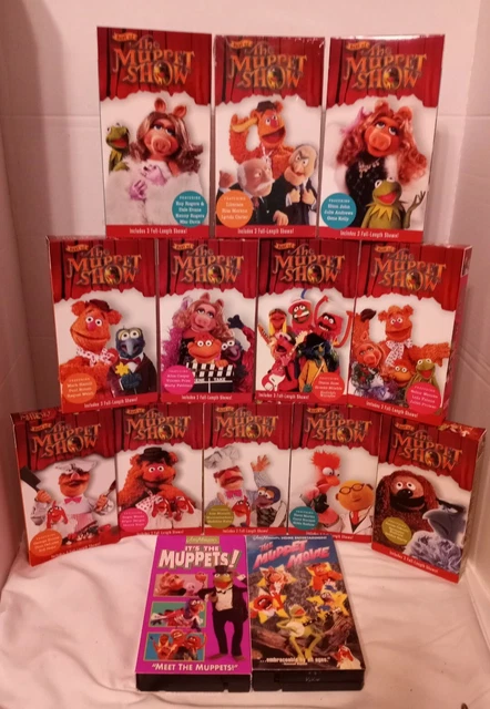 BEST OF THE Muppet Show muppets vhs + more lot of 14 tapes Kermit Jim ...