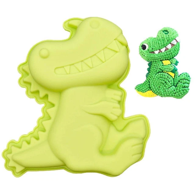 Dinosaur Silicone Mould Chocolate Fondant Cake Resin Molds Keychain Epoxy N5R5