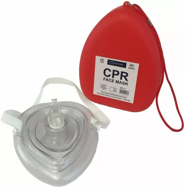 Premium Pocket CPR Resuscitation Face Mask With Valve - Quantity Discount