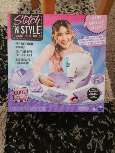 Sellada Cool MAKER Puntada nStyle Moda Estudio-Fácil Coser Sin Hilos Máquina de Coser