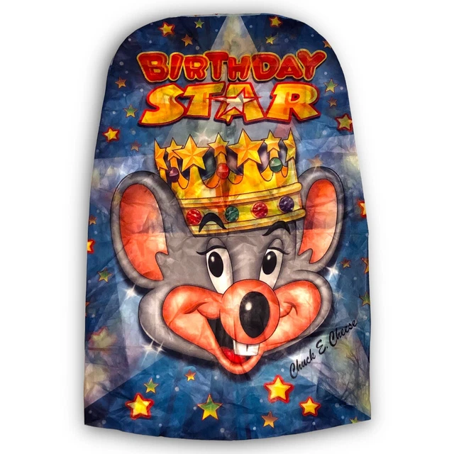 Rare Chuck E Cheese S In Store Birthday Star Chair Cover Eur 109 36 Rare Chuck E Cheese S In Store Birthday Star Chair Cover Eur 109 36