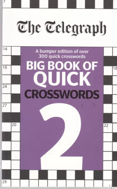 The Telegraph Big Book of Quick Crosswords 2 - 300 Puzzles & Solutions Paperback