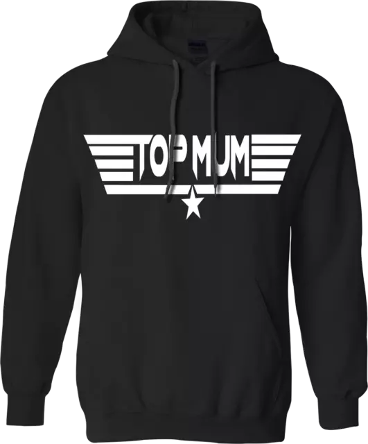 Top Mum Happy Della Mamma Giorno Felpa Love Bambino Regalo Son Daughter Blessed