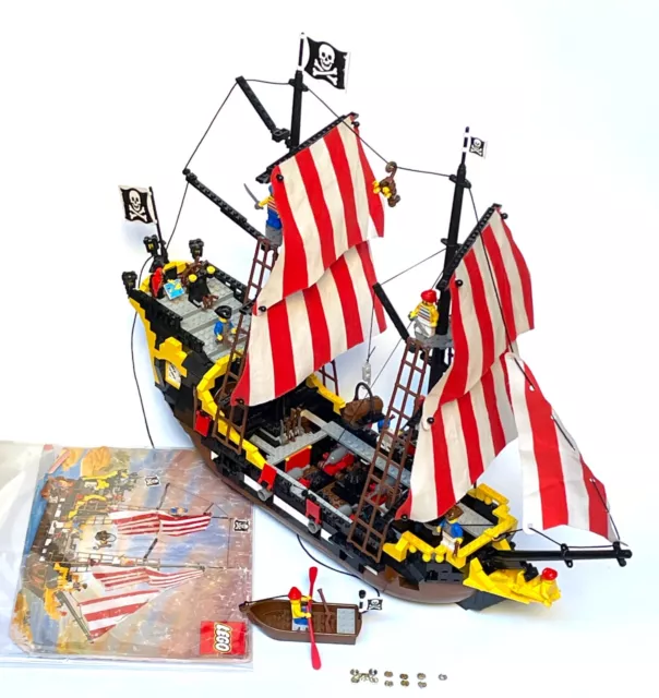LEGO 6285 bateau pirates Black Seas Barracuda 1989 complet 99,99% TBE + notice